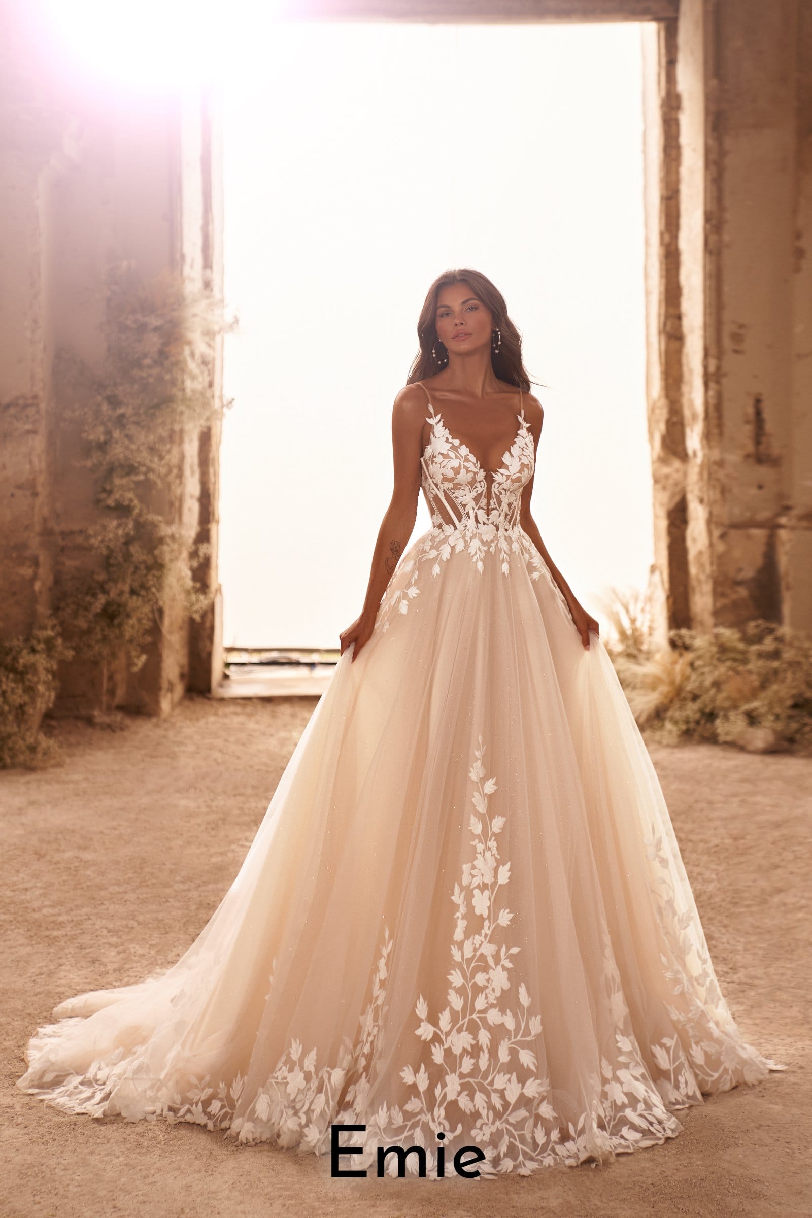 Robe de mariée princesse Boutic Frizon - Emie