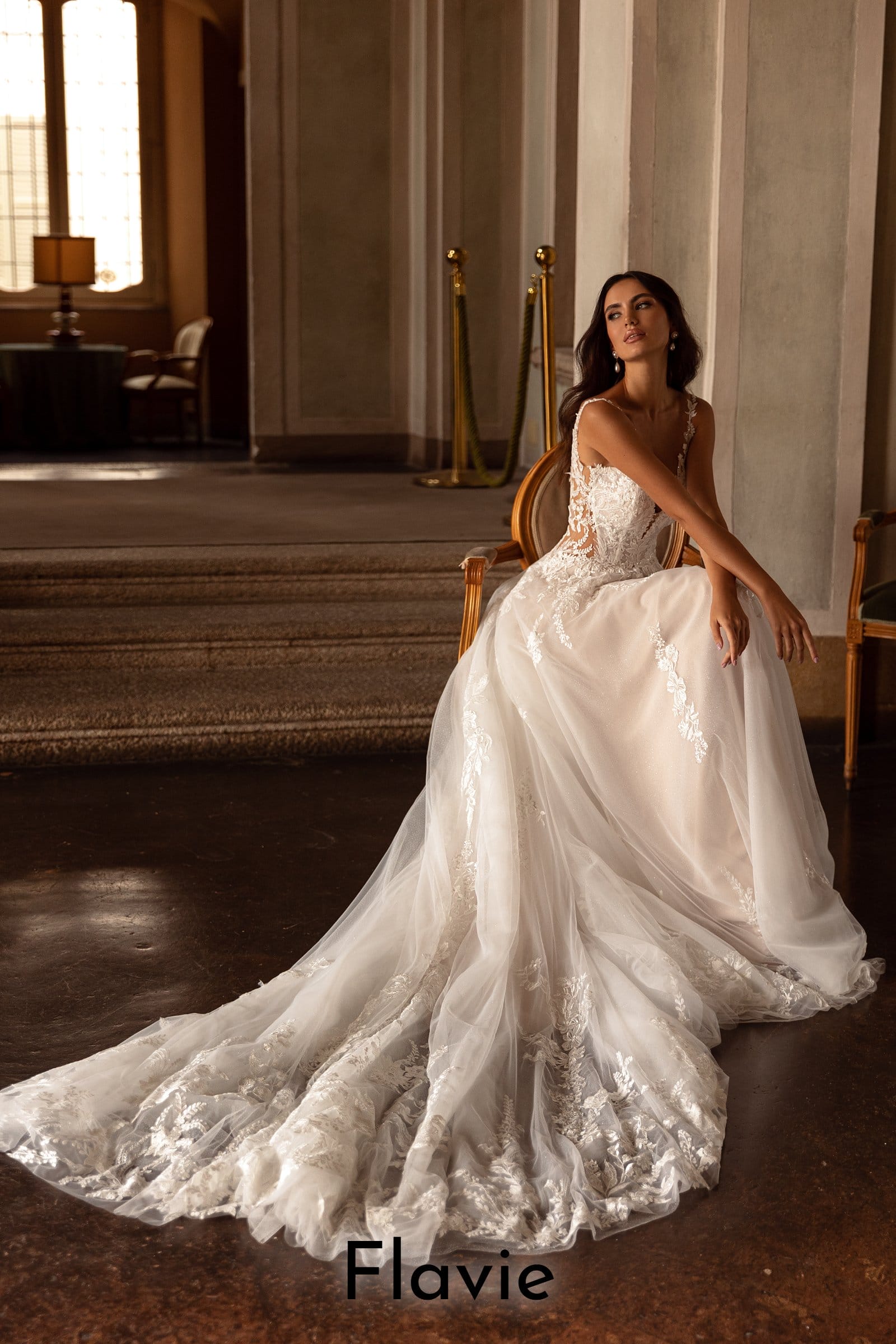 Robe de mariée princesse Boutic Frizon - Flavie