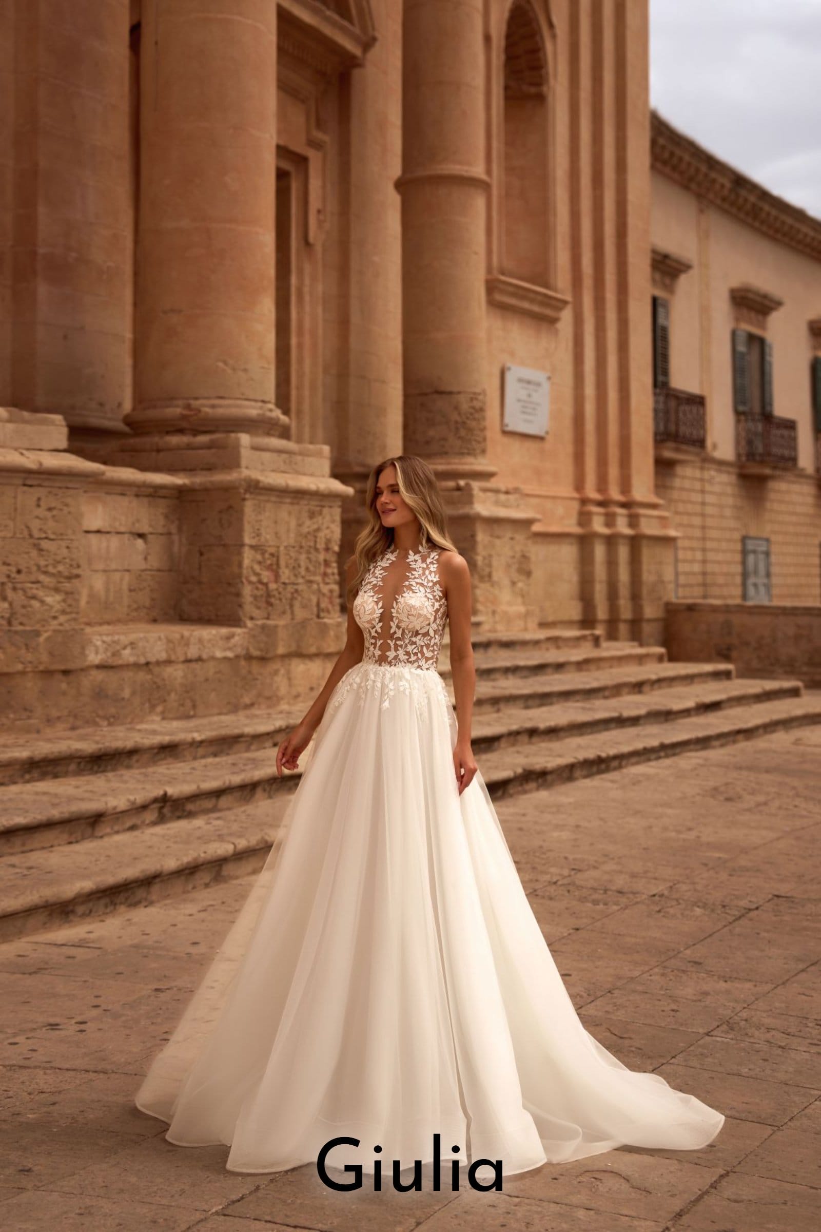 Robe de mariée trapèze Boutic Frizon - Giulia