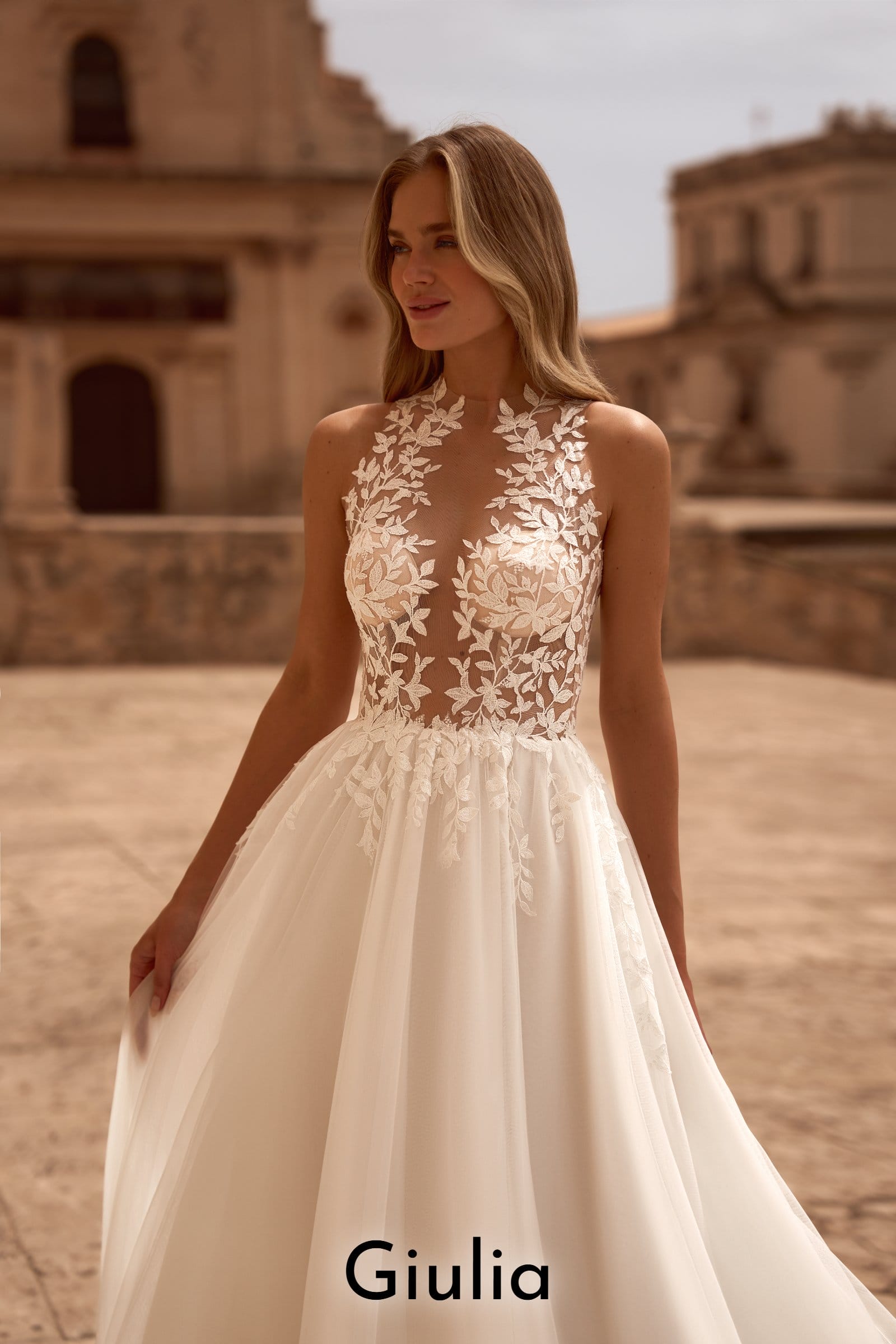 Robe de mariée trapèze Boutic Frizon - Giulia