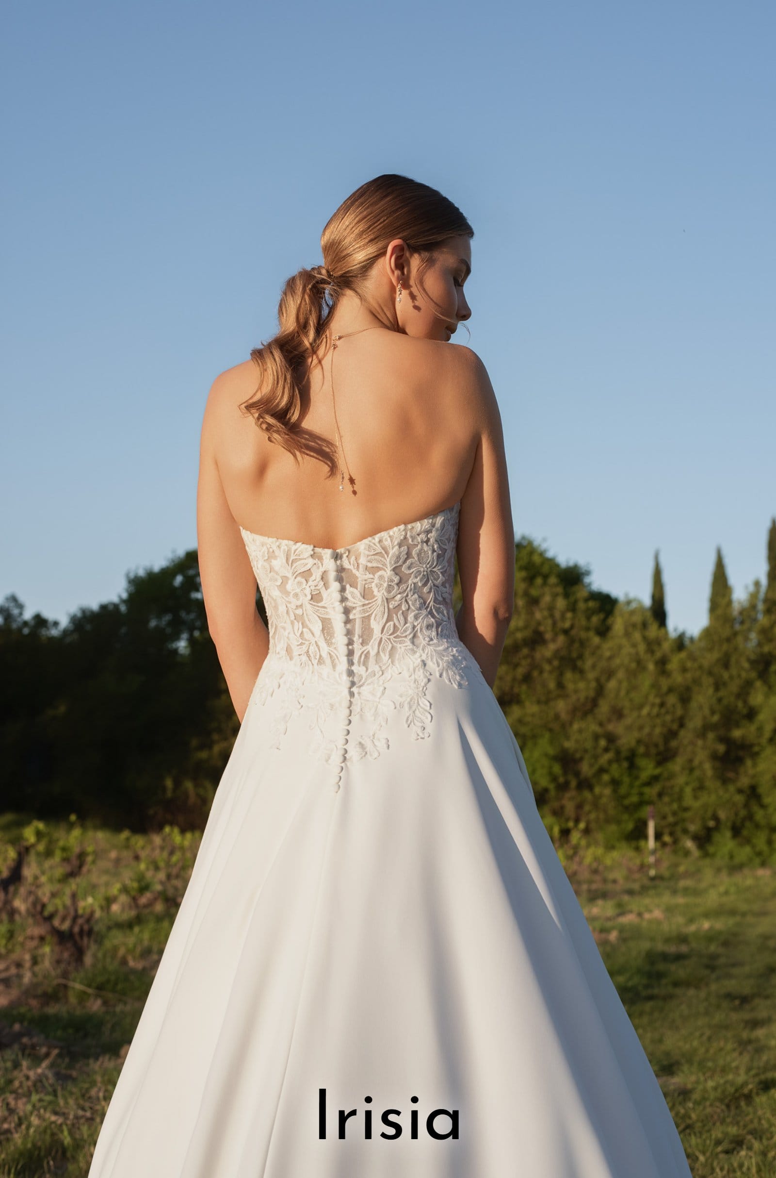 Robe de mariée trapèze Boutic Frizon - Irisia