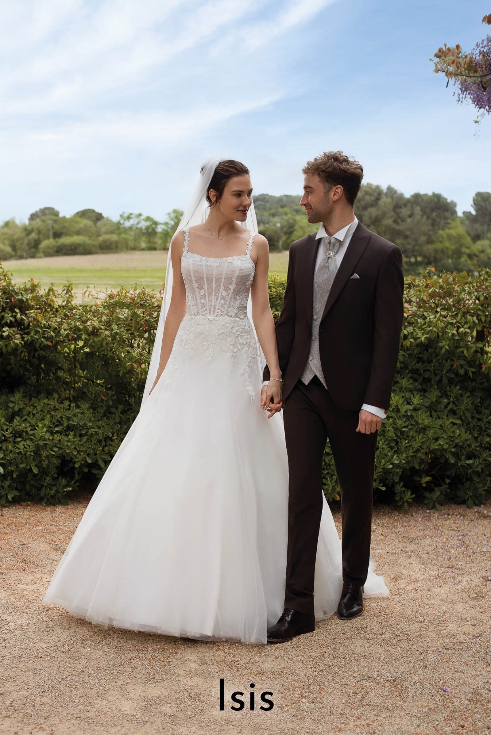 Robe de mariée trapèze Boutic Frizon - Isis