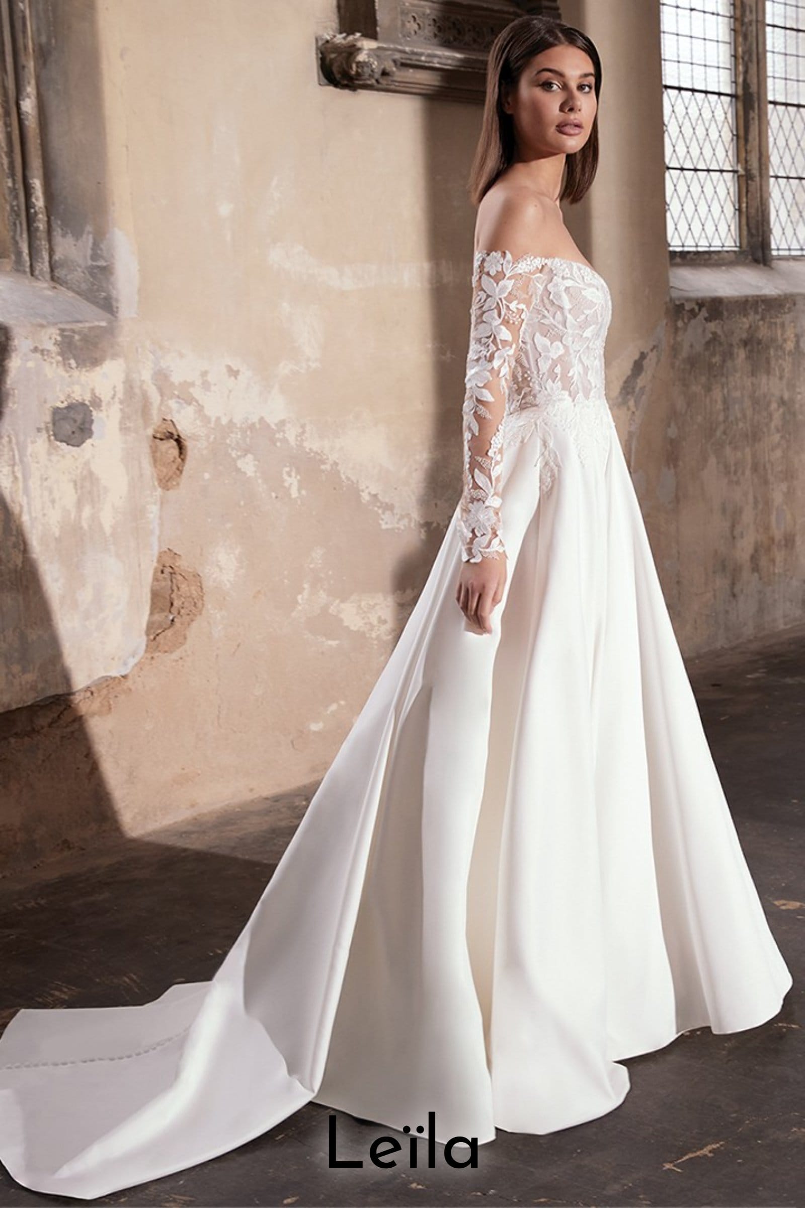 Robe de mariée trapèze Boutic Frizon - Leila