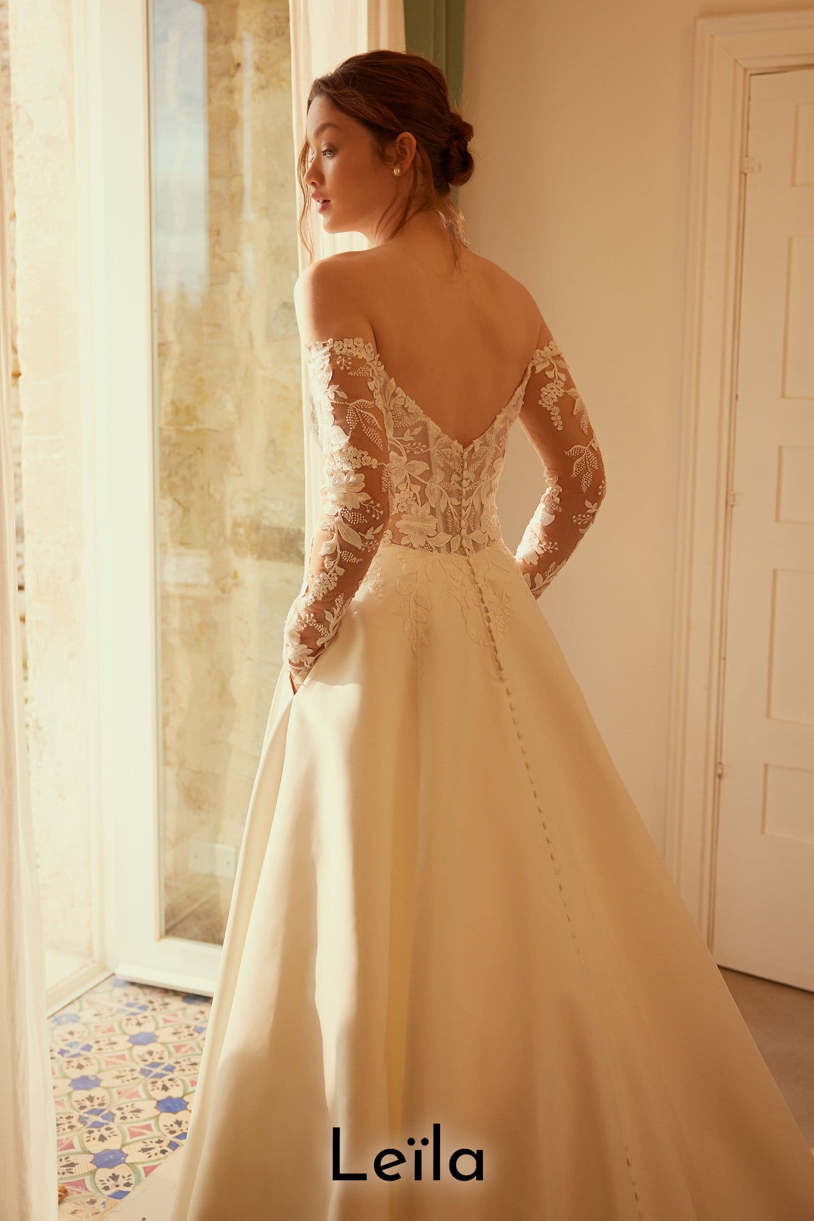 Robe de mariée trapèze Boutic Frizon - Leila