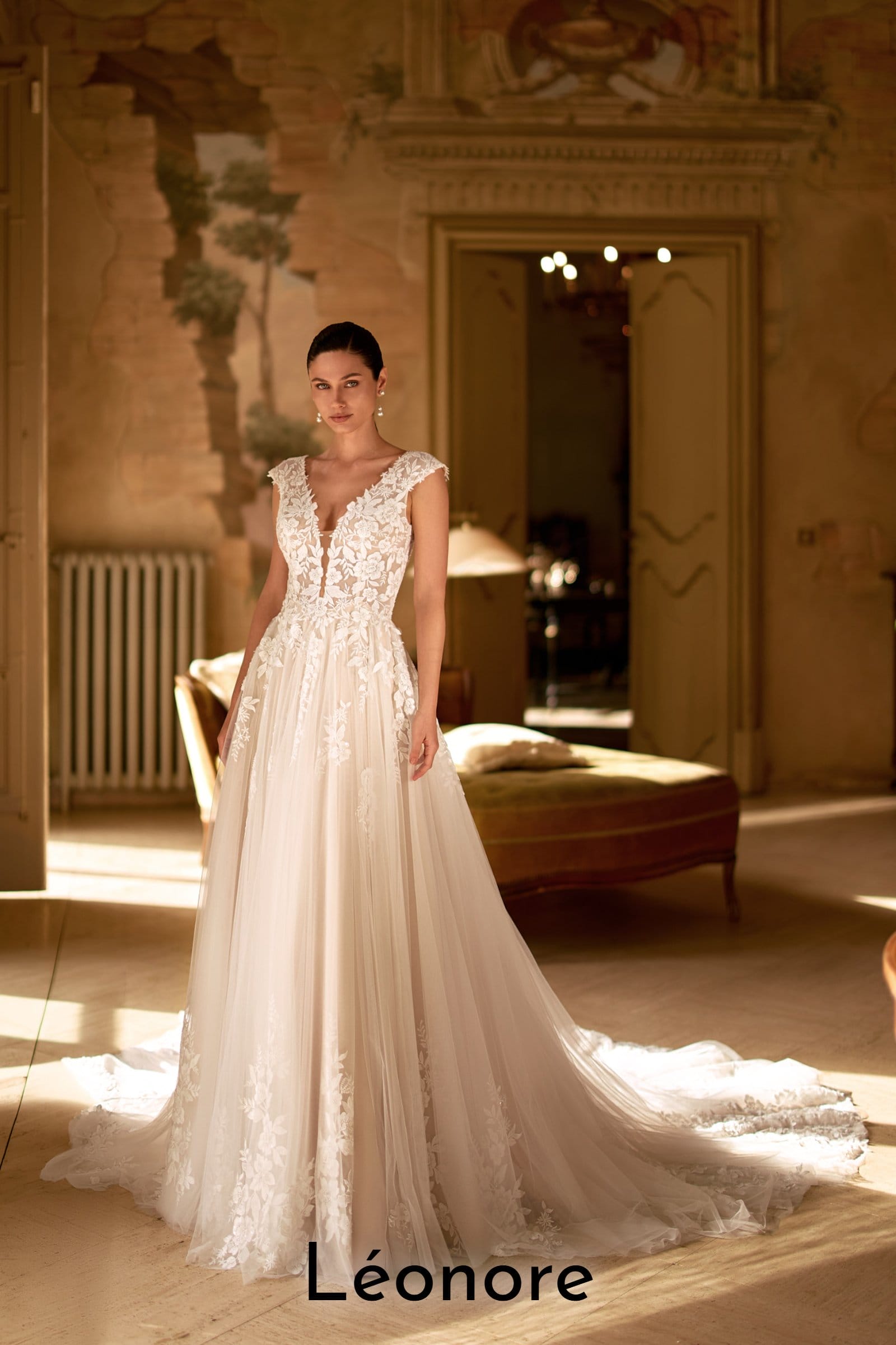 Robe de mariée trapèze Boutic Frizon - Leonore
