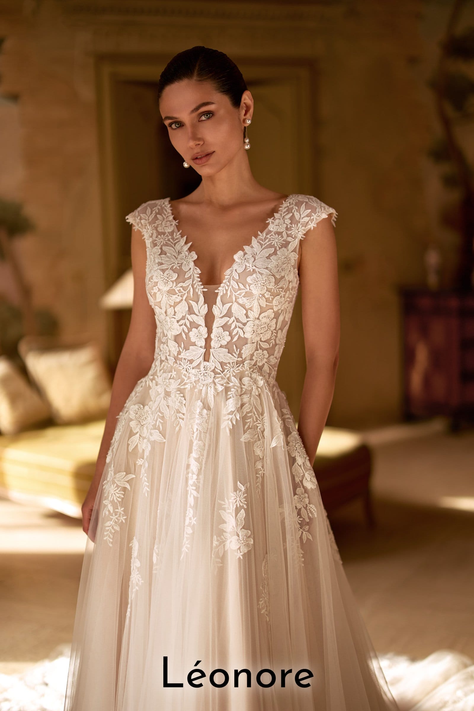 Robe de mariée trapèze Boutic Frizon - Leonore