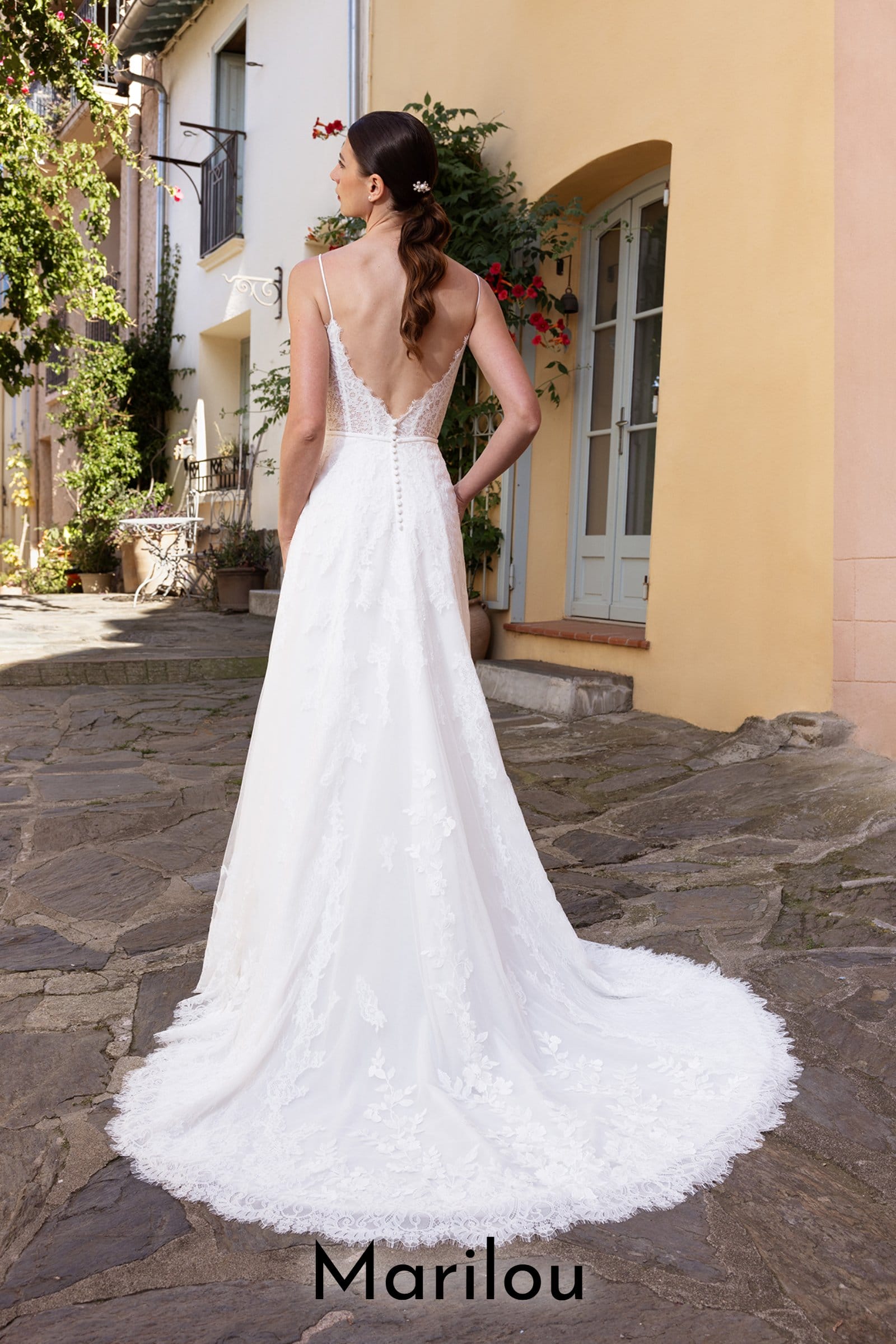 Robe de mariée bohème Boutic Frizon - marilou
