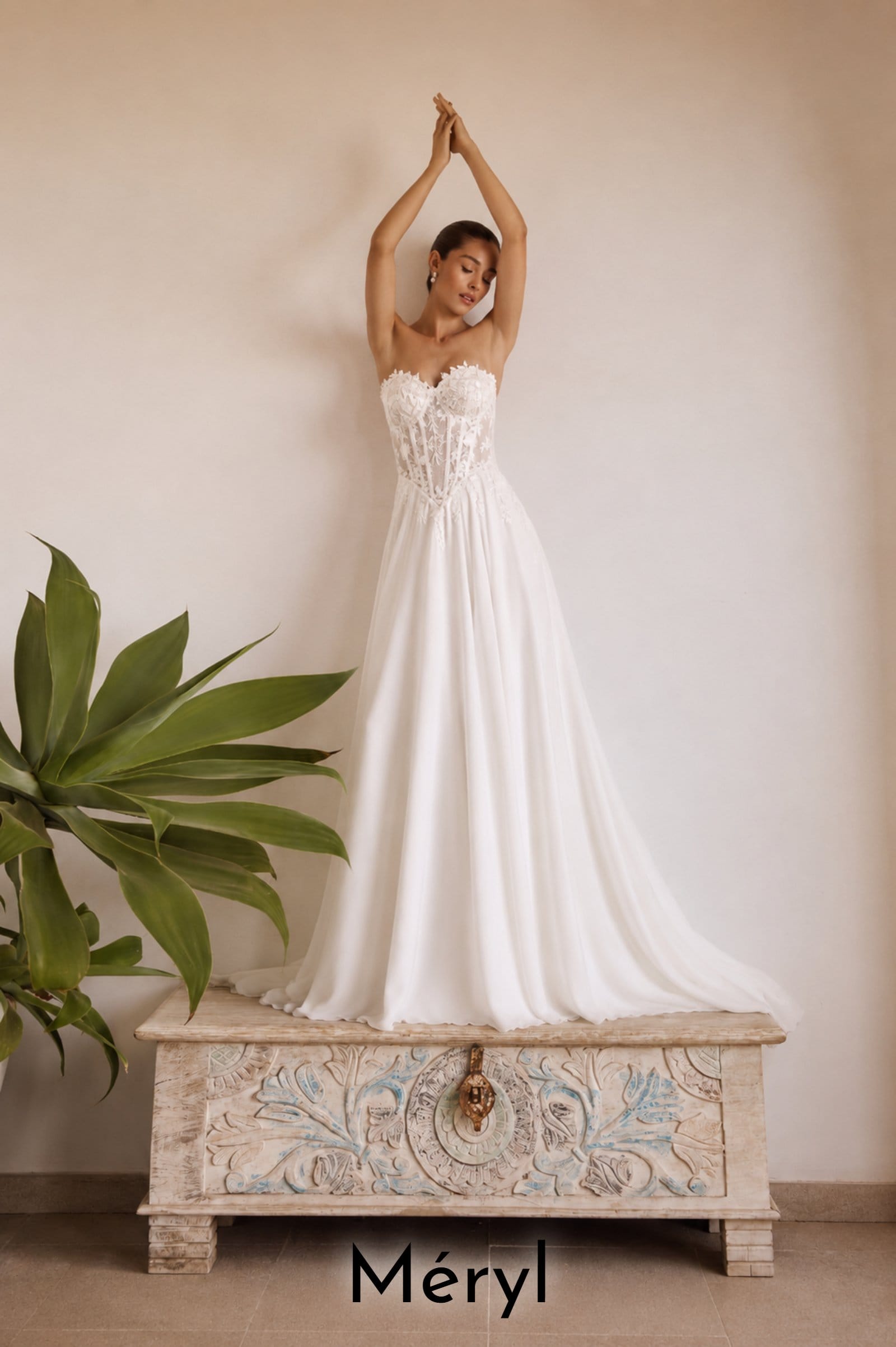 Robe de mariée bohème Boutic Frizon - meryl