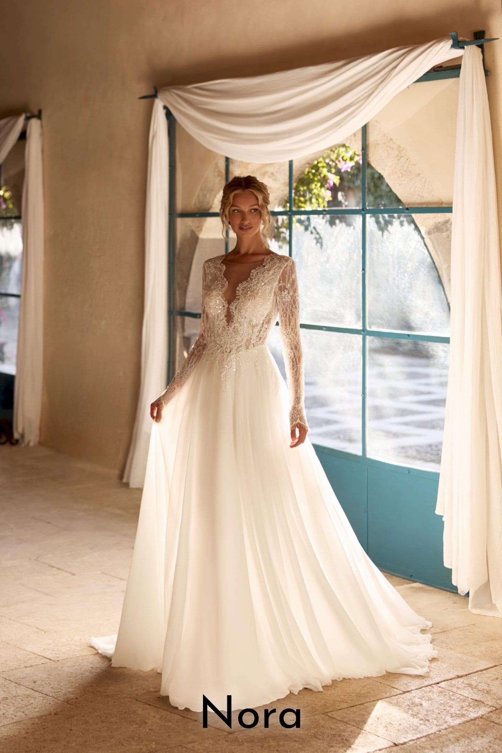 Robe de mariée bohème Boutic Frizon - nora
