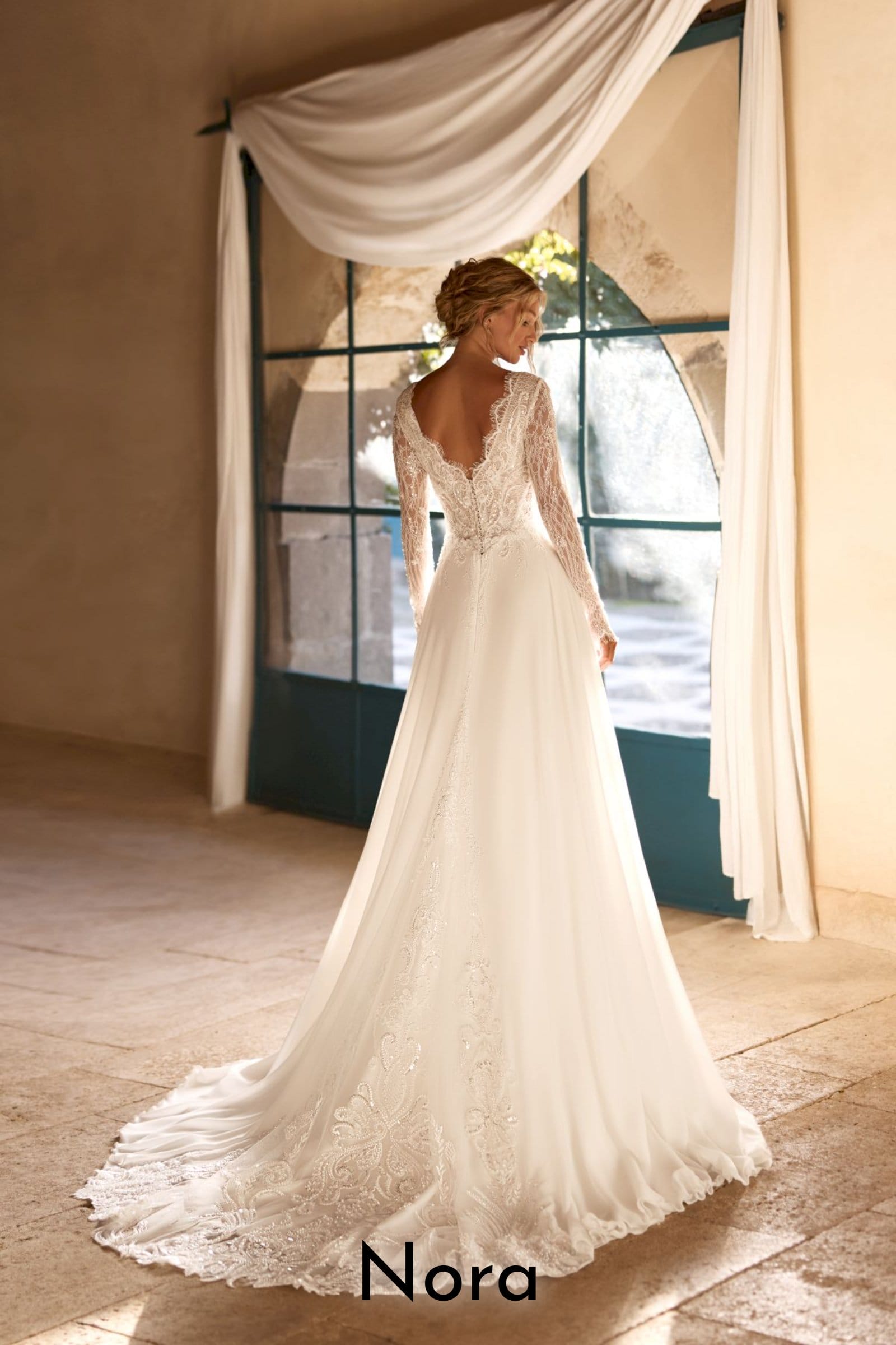 Robe de mariée bohème Boutic Frizon - nora