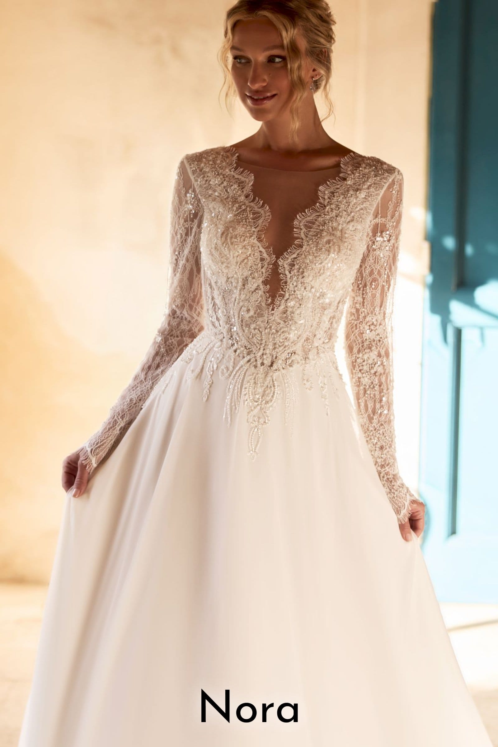 Robe de mariée bohème Boutic Frizon - nora